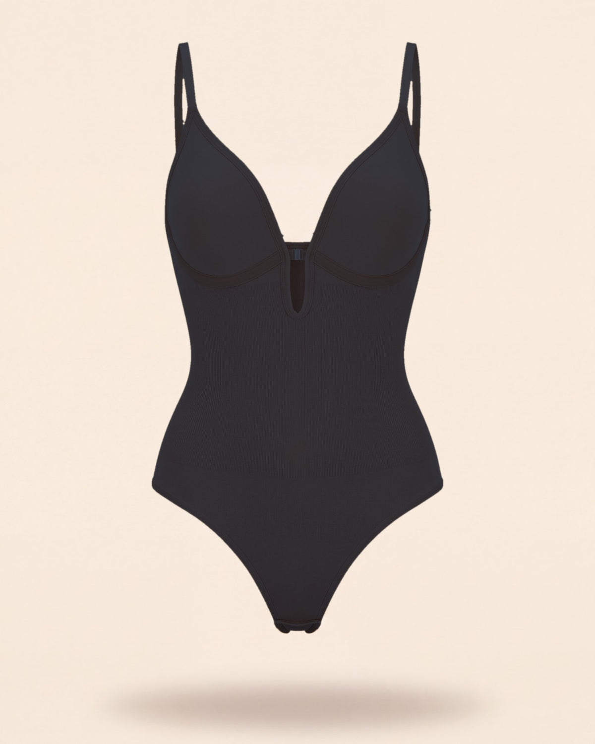 Le Body Décolleté Plongeant noir, le body seul